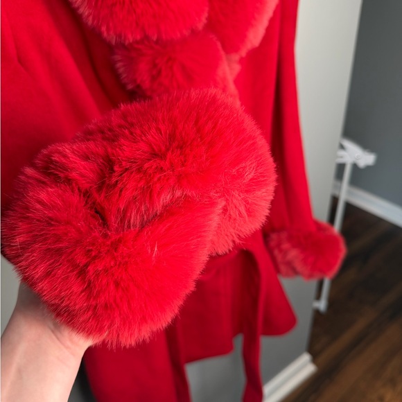 NWT Fashion Nova New York Nights Coat - Red - Picture 10 of 13